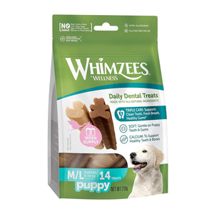 Whimzees Puppy Stix M/L (14 Pcs) - Shopivet.com