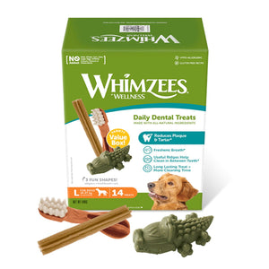 Whimzees Variety Value Box Large 14 pcs - Shopivet.com