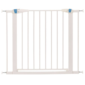 White Glow in the Dark Steel Pet Gate - 29" - Shopivet.com