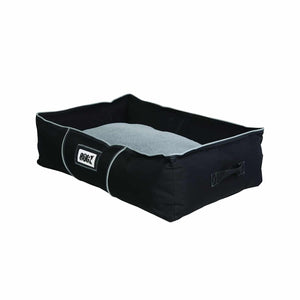 Rogz Lekka Cushioned Dog Bed - BLACK Large