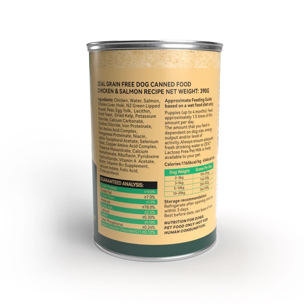 Zeal Grain Free Canned Dog Food 390g – (Chicken & Salmon Recipe) - Shopivet.com
