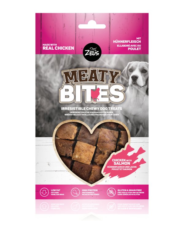 Zeus Meaty Bites Chewy Dog Treats - Shopivet.com