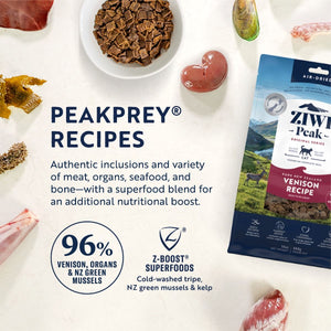 ZIWI Peak Air - Dried Venison Recipe Dry Cat Food 400g - 400G - Shopivet.com