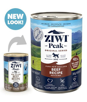 ZIWI Peak Beef Recipe Wet Dog Food - 170G - Shopivet.com