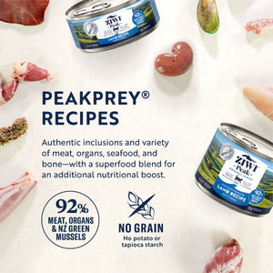 ZIWI Peak Lamb Recipe Wet Cat Food - 185G - Shopivet.com