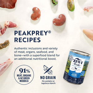 ZIWI Peak Lamb Recipe Wet Dog Food - 390G - Shopivet.com