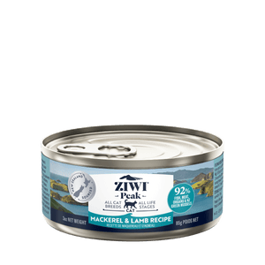 ZIWI Peak Mackerel & Lamb Recipe Wet Cat Food - 185G - Shopivet.com