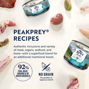 ZIWI Peak Mackerel & Lamb Recipe Wet Cat Food - 185G - Shopivet.com