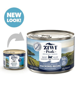 ZIWI Peak Mackerel Recipe Wet Cat Food - 185G - Shopivet.com