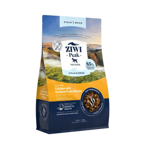ZIWI Peak Steam & Dried Cage - Free Chicken with Orchard Fruits Recipe Dry Dog Food - 1.5kg - Shopivet.com