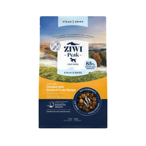 ZIWI Peak Steam & Dried Cage - Free Chicken with Orchard Fruits Recipe Dry Dog Food - 800g - Shopivet.com