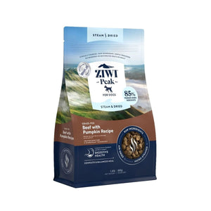 ZIWI Peak Steam & Dried Grass - Fed Beef with Pumpkin Recipe Dry Dog Food - 3.2kg - Shopivet.com