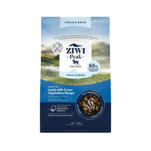ZIWI Peak Steam & Dried Grass - Fed Lamb with Green Vegetables Recipe Dry Dog Food - 800g - Shopivet.com
