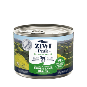 ZIWI Peak Tripe & Lamb Recipe Wet Dog Food - 390G - Shopivet.com