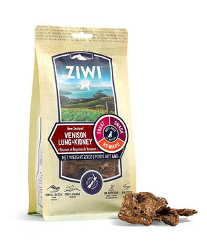 ZIWI Peak Venison Lung & Kidney Dog Treats 60g - 60G - Shopivet.com