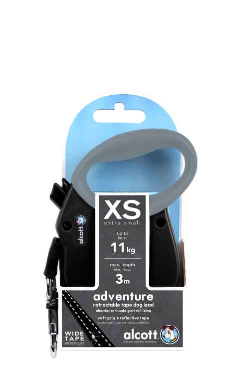 Adventure retractable leash, 3 m - Extra-Small - Shopivet.com
