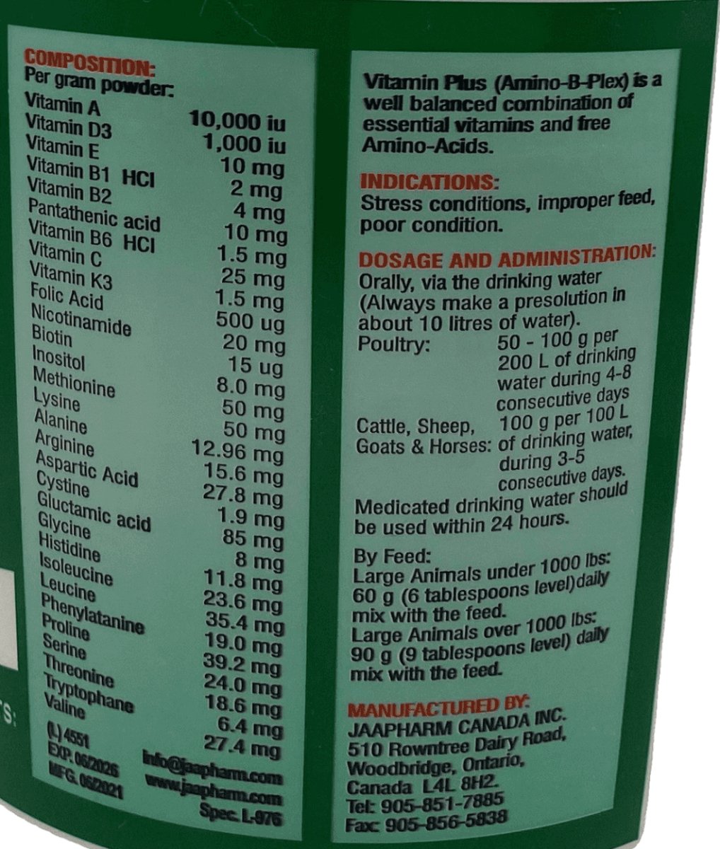 AMINO-B-PLEX 1KG - Shopivet.com