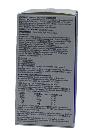 Betamox LA 100 ml - Shopivet.com