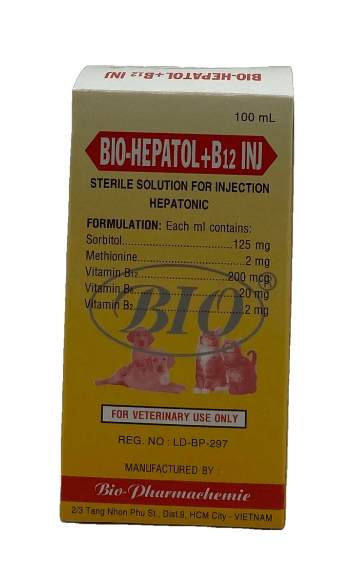 BIO-HEPATOL+B12 injection 100ml - Shopivet.com