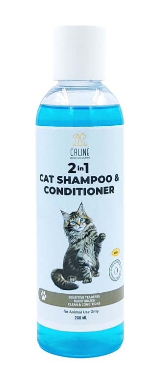 Cat shampoo 2 1 shampoo and conditioner 200 ml Shopivet