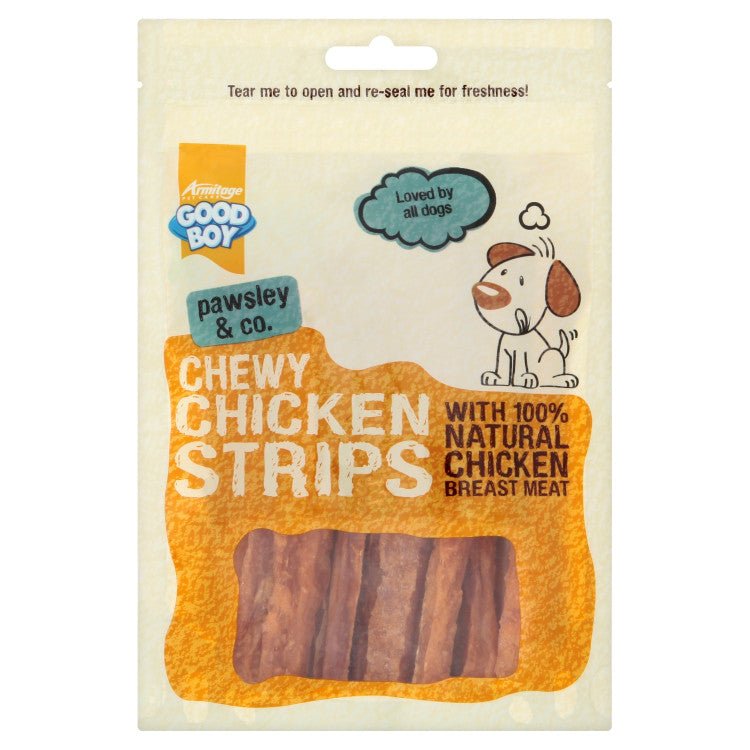 Chewy Chicken Strips - 100G - Shopivet.com
