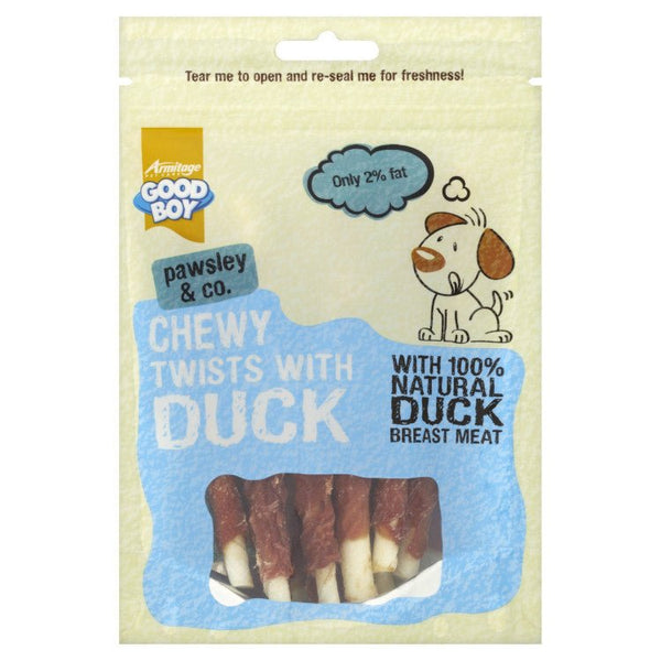 Chewy Duck Twists - 90g - Shopivet.com