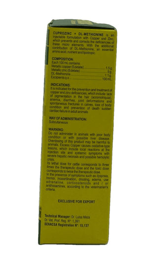 Cuprozinc 100ml - Shopivet.com