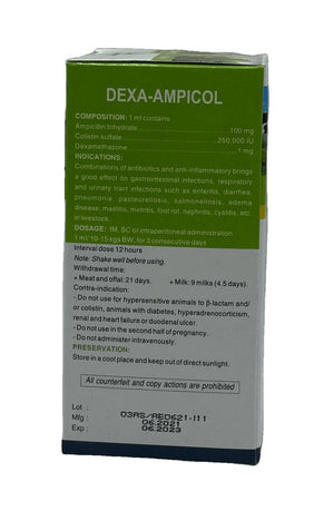 DEXA-AMPICOL 100 ml - Shopivet.com
