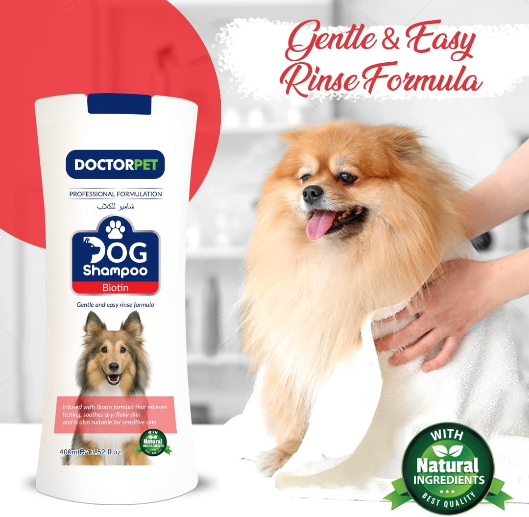 Doctor Pet Dog Shampoo 400ml Biotin - Shopivet.com