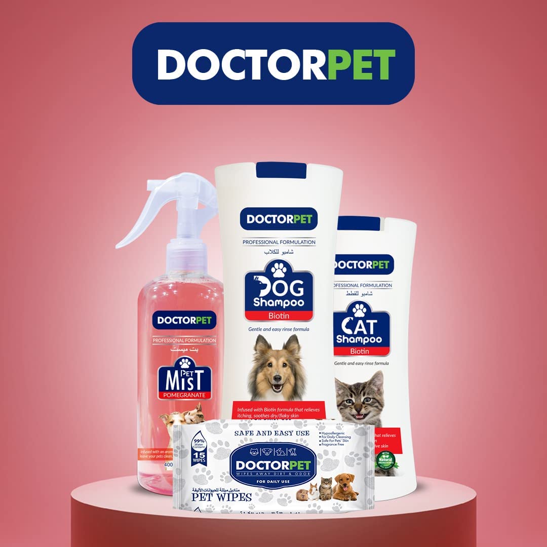 Doctor Pet Dog Shampoo 400ml Biotin - Shopivet.com