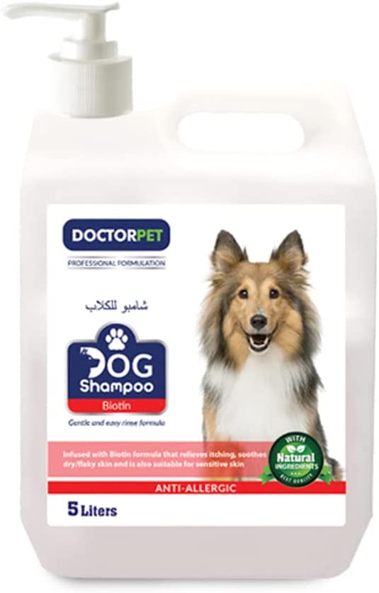 Doctor Pet Dog Shampoo 5ltr Biotin - Shopivet.com