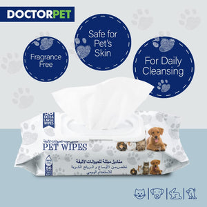 Doctor Pet Wipes 56's - Shopivet.com