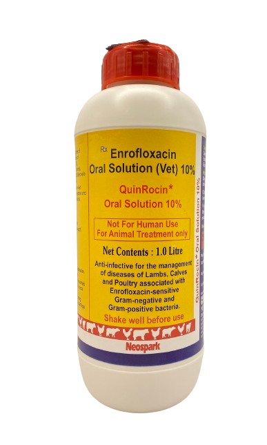 Enrofloxacin 10% oral solution 1L - Shopivet.com