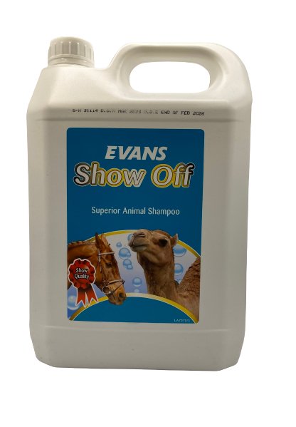 Evans SHOW OFF Shampoo 5liter - Shopivet.com