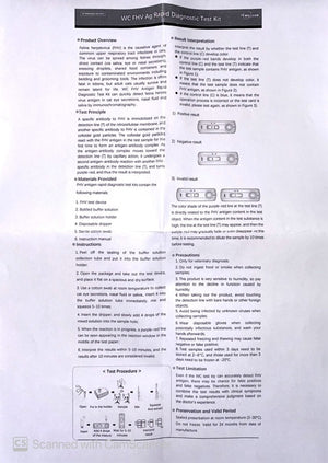 FHV-Ag 1 test - Rapid test for Herbes in cats - Shopivet.com