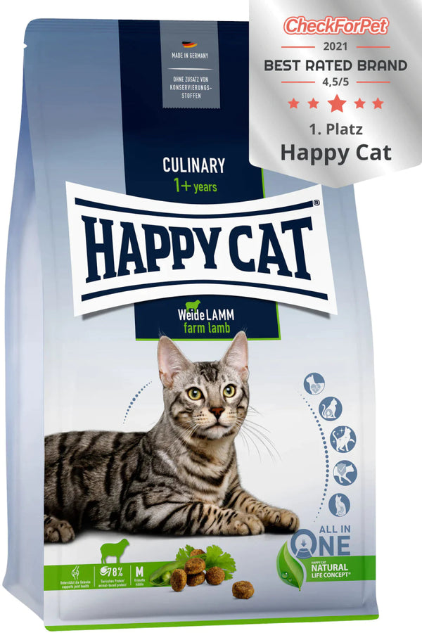 Happy Cat Culinary Adult Weide-Lamm 4kg - Shopivet.com