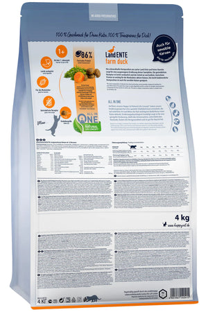 Happy Cat Culinary Land Ente Farm Duck 1.3kg - Shopivet.com