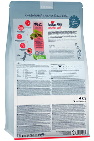 Happy Cat Indoor Adult Voralpen Rind 1.3kg - Shopivet.com