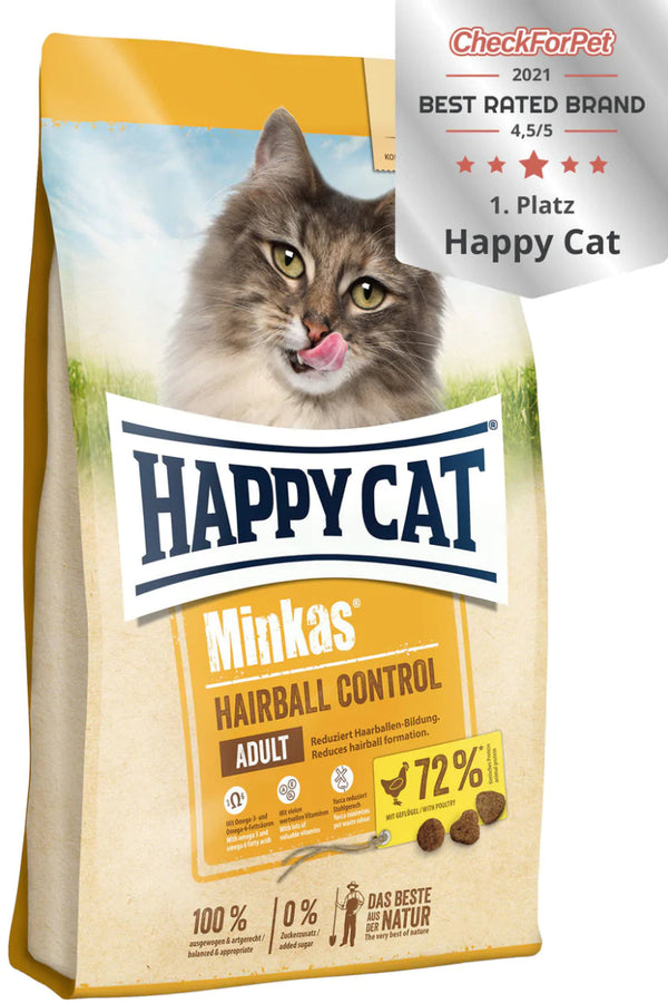 Happy Cat Minkas Hairball Control 10kg - Shopivet.com