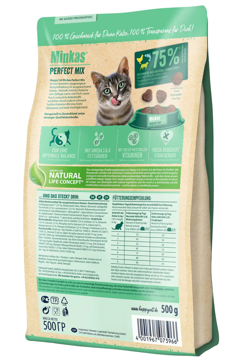 Happy Cat Minkas Perfect Mix 10 kg - Shopivet.com