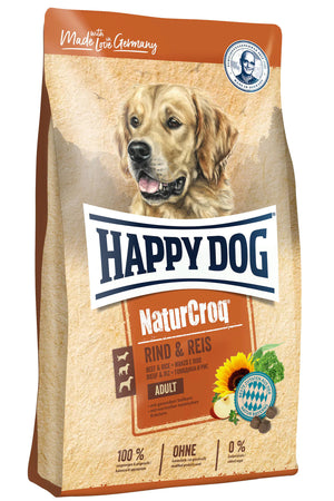 Happy Dog Naturcroq Beef & Rice 15kg - Shopivet.com