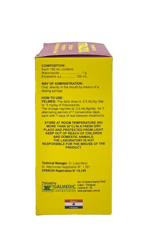 Itrazol Galmedic 52ml - Shopivet.com