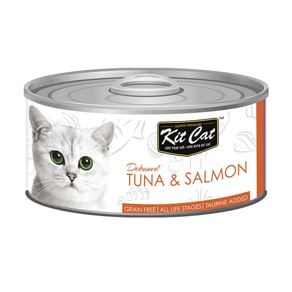 Kit Cat Tuna & Salmon 80g - Shopivet.com