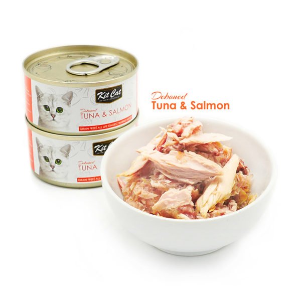 Kit Cat Tuna & Salmon 80g - Shopivet.com