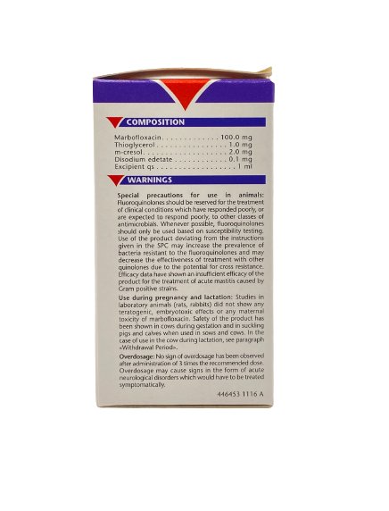 Marbocyl 10% injection 50 ml - Shopivet.com