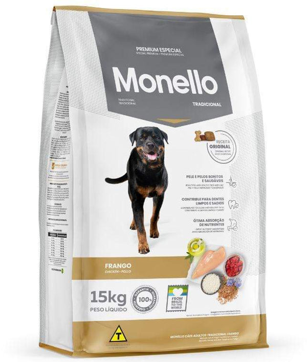 Monello Adult Dog Traditional 15kg - Shopivet.com