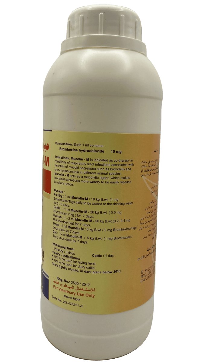 MUCOLIN -m 1 liter - Shopivet.com