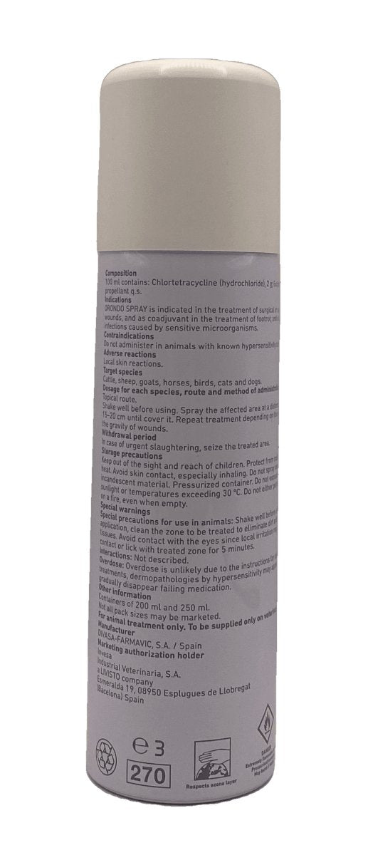 ORONDO SPRAY 200 ml - Shopivet.com