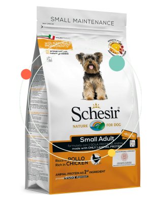 Schesir Dog Dry Food Maintenance Chicken-Small 800g - Shopivet.com