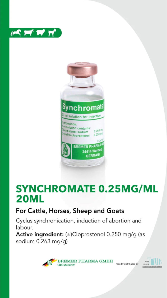 Synchromate 0.25 mg/ml 20ml - Shopivet.com